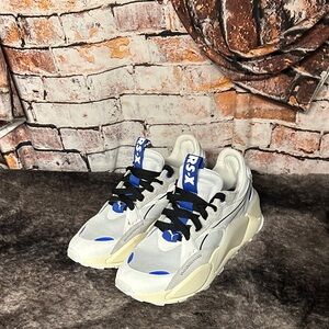 Puma RS-X White and Blue Athletic Shoes size 11